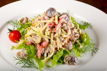 Mushroom salad
