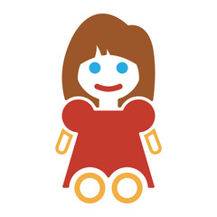Spielzeug Icon - Puppe 