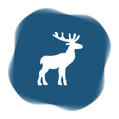 Icon blau - Rentier