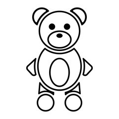 Obraz na płótnie Canvas Spielzeug Icon - Teddybär