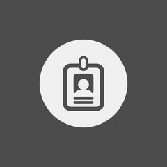 Badge flat vector icon