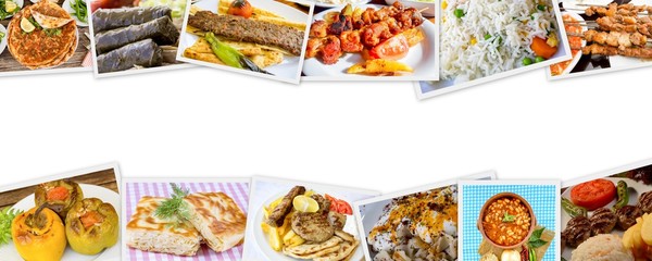 Türk Mutfağından Özel Yemek Kolajı