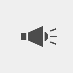 Speaker flat vector icon	