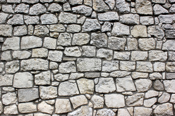Stone wall texture, closeup.