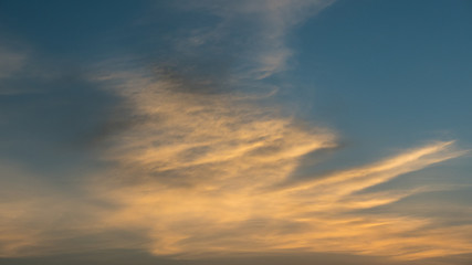 Naklejka na ściany i meble Abstract Colorful sky at sunset time background.