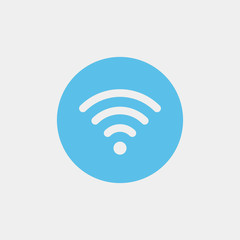 Wifi flat vector icon