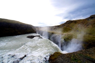 Chute d'eau de Gullfoss - Islande