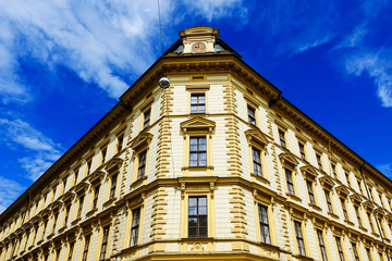 antique building view in Brno, Czech Republic