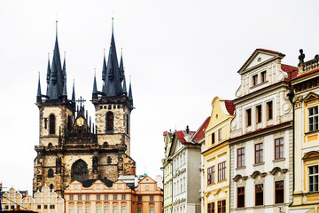 Naklejka premium Old Town Square in Prague, Czech Republic