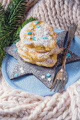 Racuchy - are yeast pancakes and traditional Polish cuisine.