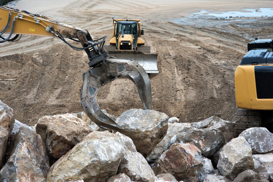 action sur le chantier