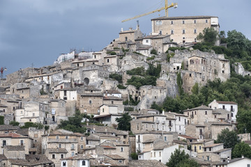 Navelli, old town in Abruzzi (Italy)