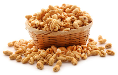 Golden puffed wheat