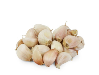 Garlic isolated on white background