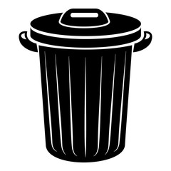 Bucket icon, simple style