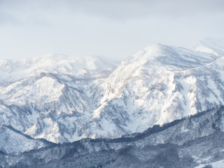 雪山の風景「妙高戸隠連山」