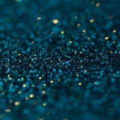 Blue and gold festive background