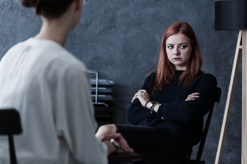 Offended teenager and counselor appointment
