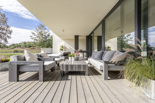 Terrace With Garden Furniture