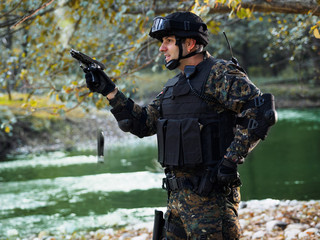 Police officer on duty