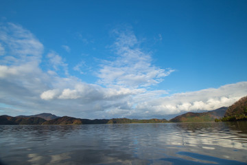 冬・風景・紅葉・快晴