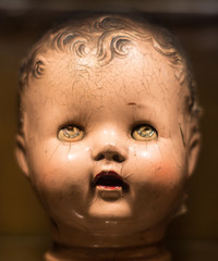 vintage doll face head