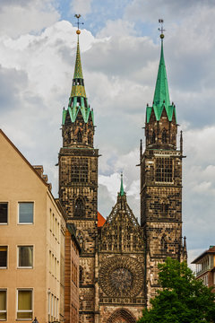 Nuremberg Cathedral, Germany. St. Lawrence church.
