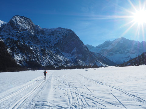 Langlaufen im Karwendel