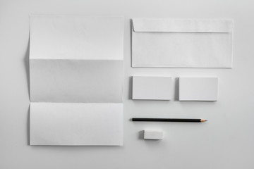 Corporate stationery set mockup