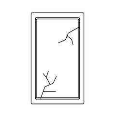 rectangle mirror icon 