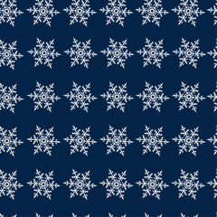 Christmas seamless pattern with snowflakes abstract background. Holiday design for Christmas and New Year fashion prints.
