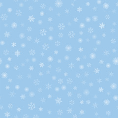 Christmas seamless pattern with snowflakes abstract background. Holiday design for Christmas and New Year fashion prints.