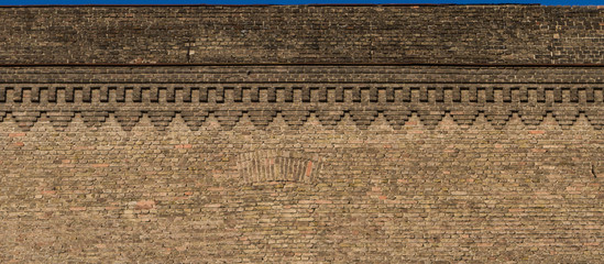 retro industrial decorative brick wall