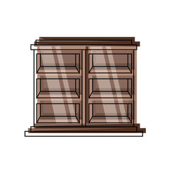 empty shelves unit icon