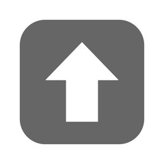 Arrow icon, isolated. Flat design.