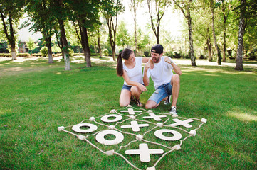 Tic-Tac-Toe Strategy Game Criss Cross Leisure Recreation Concep