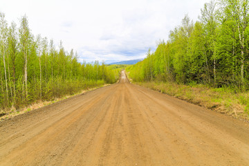 The Dalton Highway in Alaska