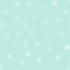 Christmas festive seamless pattern of snowflakes. For design postcards, greeting, invitation.