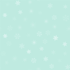 Christmas festive seamless pattern of snowflakes. For design postcards, greeting, invitation.