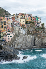 Fototapeta na wymiar Manarola, one of Cinque Terre in Italy