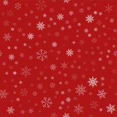 frame of snowflakes. Christmas festive background. To design posters, postcards, greeting, invitation for the new year.