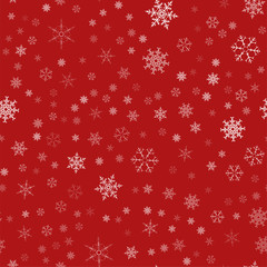 frame of snowflakes. Christmas festive background. To design posters, postcards, greeting, invitation for the new year.