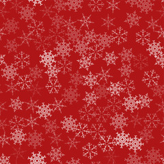 frame of snowflakes. Christmas festive background. To design posters, postcards, greeting, invitation for the new year.