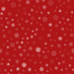 frame of snowflakes. Christmas festive background. To design posters, postcards, greeting, invitation for the new year.
