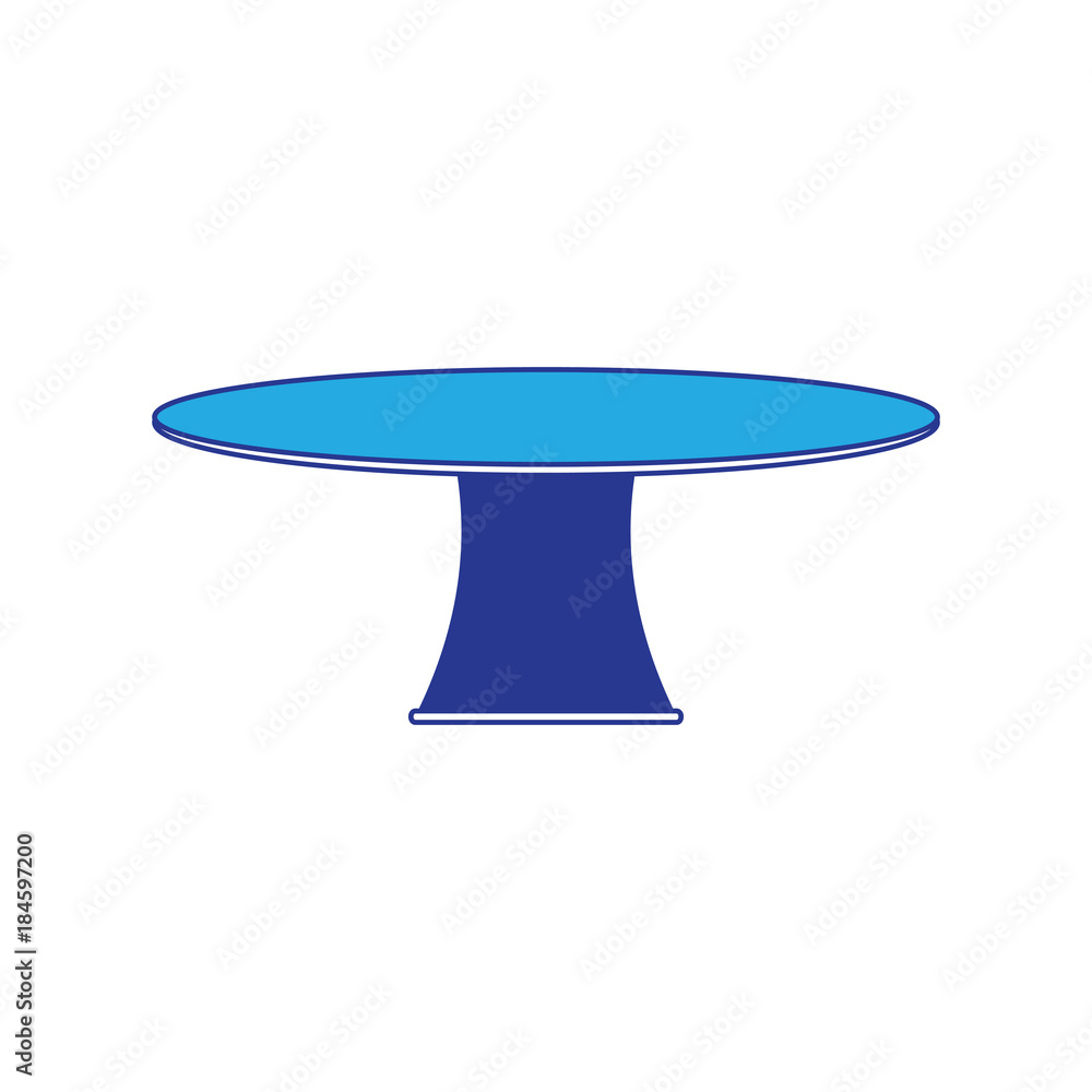 Sticker coffee table icon