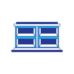 empty shelves unit icon