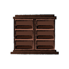 empty shelves unit icon