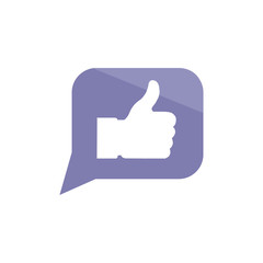 Like,hand sign geometrical style