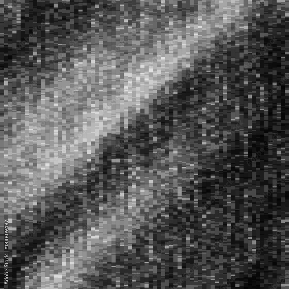 Poster abstract background of many shapes. the destruction of the image.