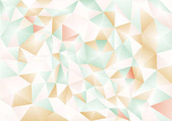 Abstract background in the polygonal style. Pattern of 3-d shapes.